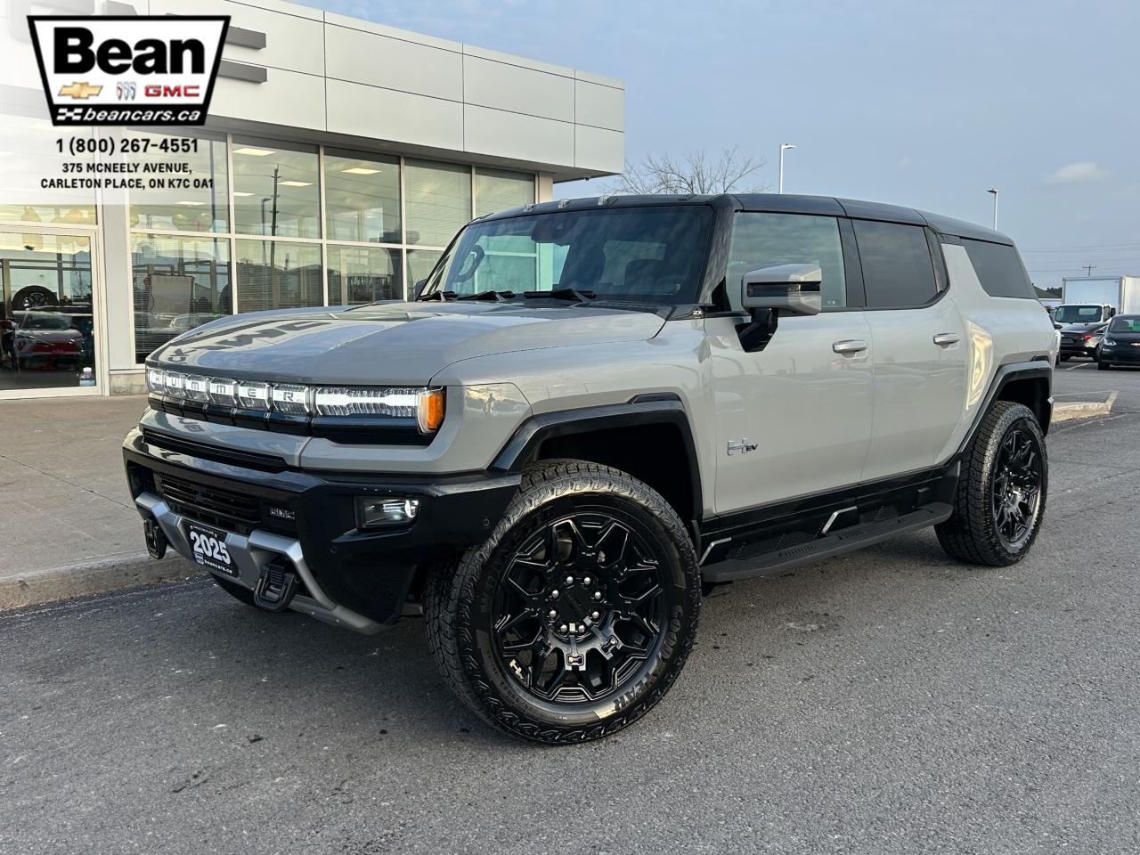 New 2025 GMC HUMMER EV SUV 2X FULLY ELECTRIC WITH REMOTE START/ENTRY, HEATED SEATS, HEATED STEERING WHEEL, VENTILATED SEATS, INFINITY ROOF, HITCH GUIDANCE, HD SURROUND VISION for sale in Carleton Place, ON