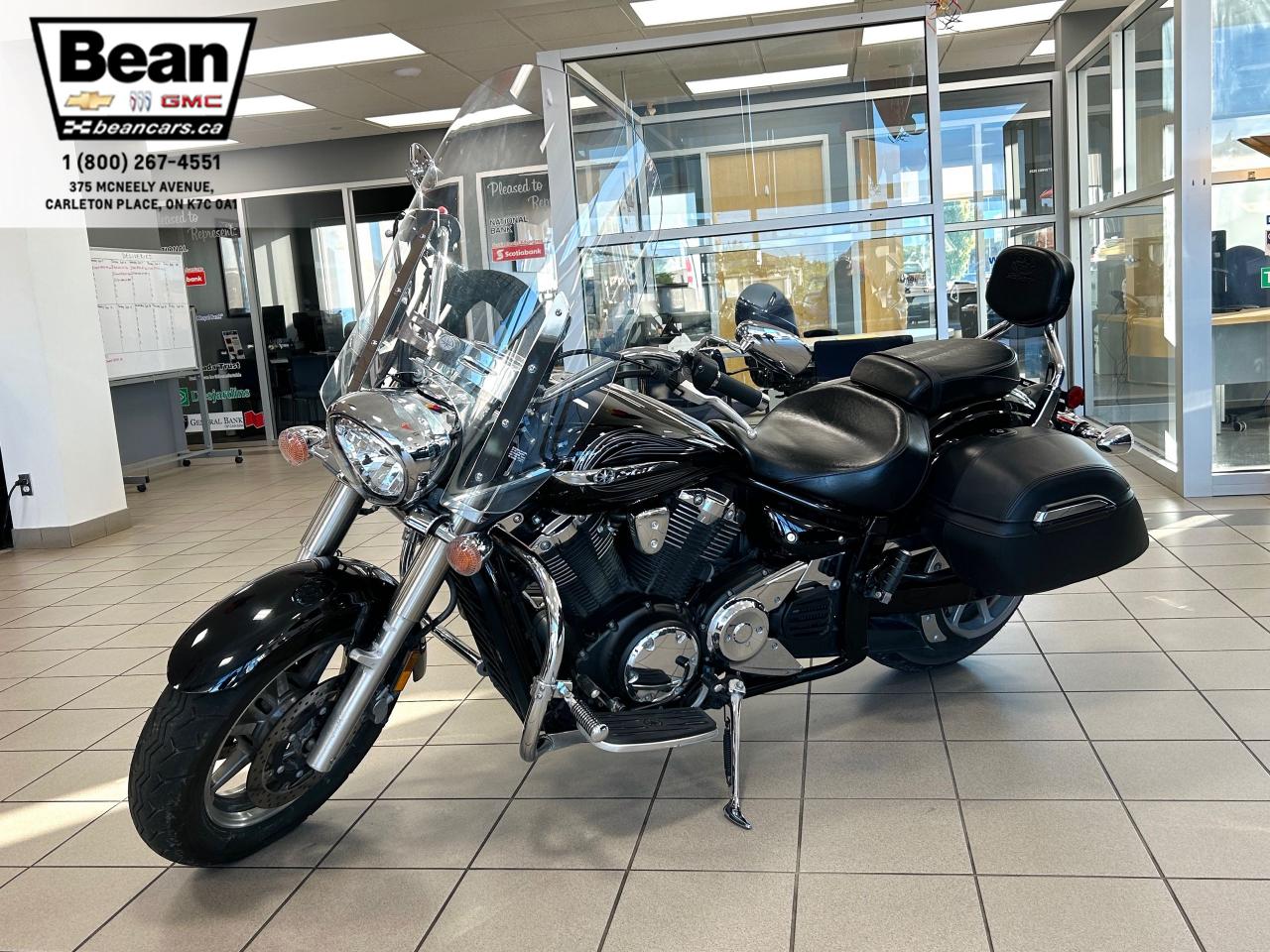 <h2><span style=color:#2ecc71><span style=font-size:18px><strong>2010 Yamaha V-Star 1300</strong></span></span></h2>

<p><span style=font-size:16px>This 2010 Yamaha V-Star 1300 is a versatile cruiser powered by a 1304cc liquid-cooled, fuel-injected V-twin engine, offering strong low-end torque and smooth performance. It features a five-speed transmission, low-maintenance belt drive, and a 27.2-inch seat height for easy handling. Equipped with saddlebags, a windshield, and a passenger backrest, it’s perfect for long rides. With a sturdy frame, dual-disc front brakes, and a 4.9-gallon fuel tank, the V-Star 1300 delivers a balanced mix of comfort, style, and practicality making it a standout choice for cruiser enthusiasts.</span></p>

<h2><span style=color:#2ecc71><span style=font-size:18px><strong>Come see this motorcycle today!</strong></span></span></h2>

<h2><span style=color:#2ecc71><span style=font-size:18px><strong>613-257-2432</strong></span></span></h2>