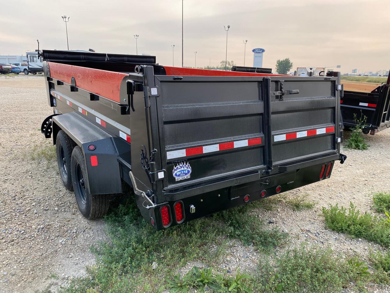 2025 Precision Dump Box Trailer 7' X 14' Precision Dump Trailer Photo3