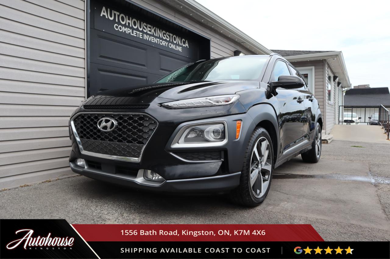 Used 2021 Hyundai KONA 1.6T Ultimate ALL WHEEL DRIVE - LEATHER - SUNROOF for sale in Kingston, ON