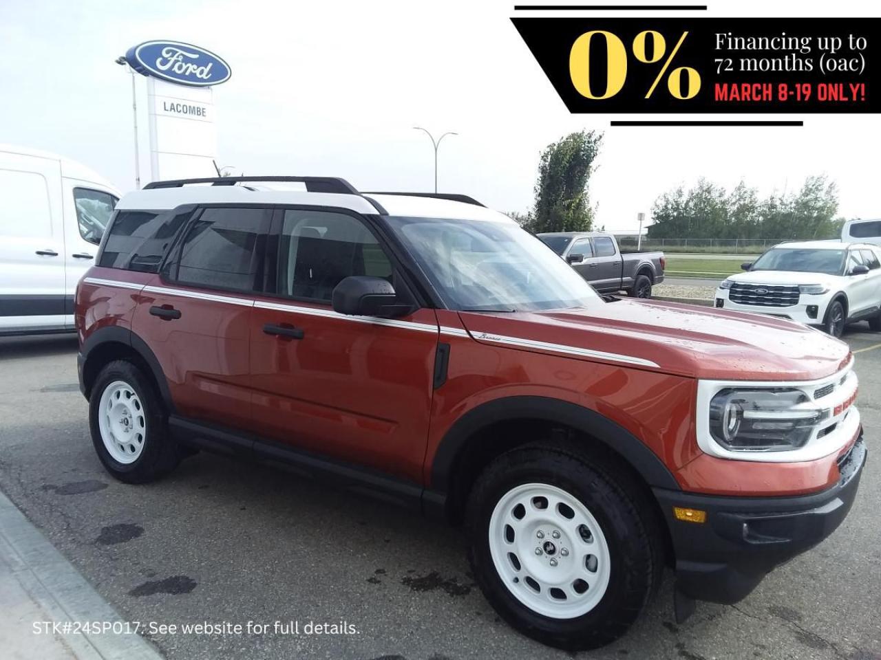 New 2024 Ford Bronco Sport Heritage for sale in Lacombe, AB