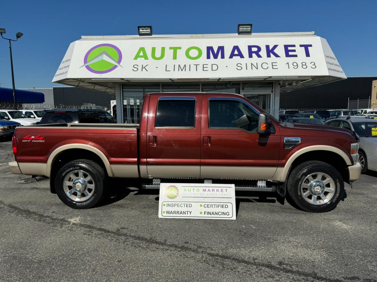 Used 2008 Ford F-250 FX4 KING RANCH CREW INSPECTED W/BCAA MBRSHP & WRNTY! for sale in Langley, BC