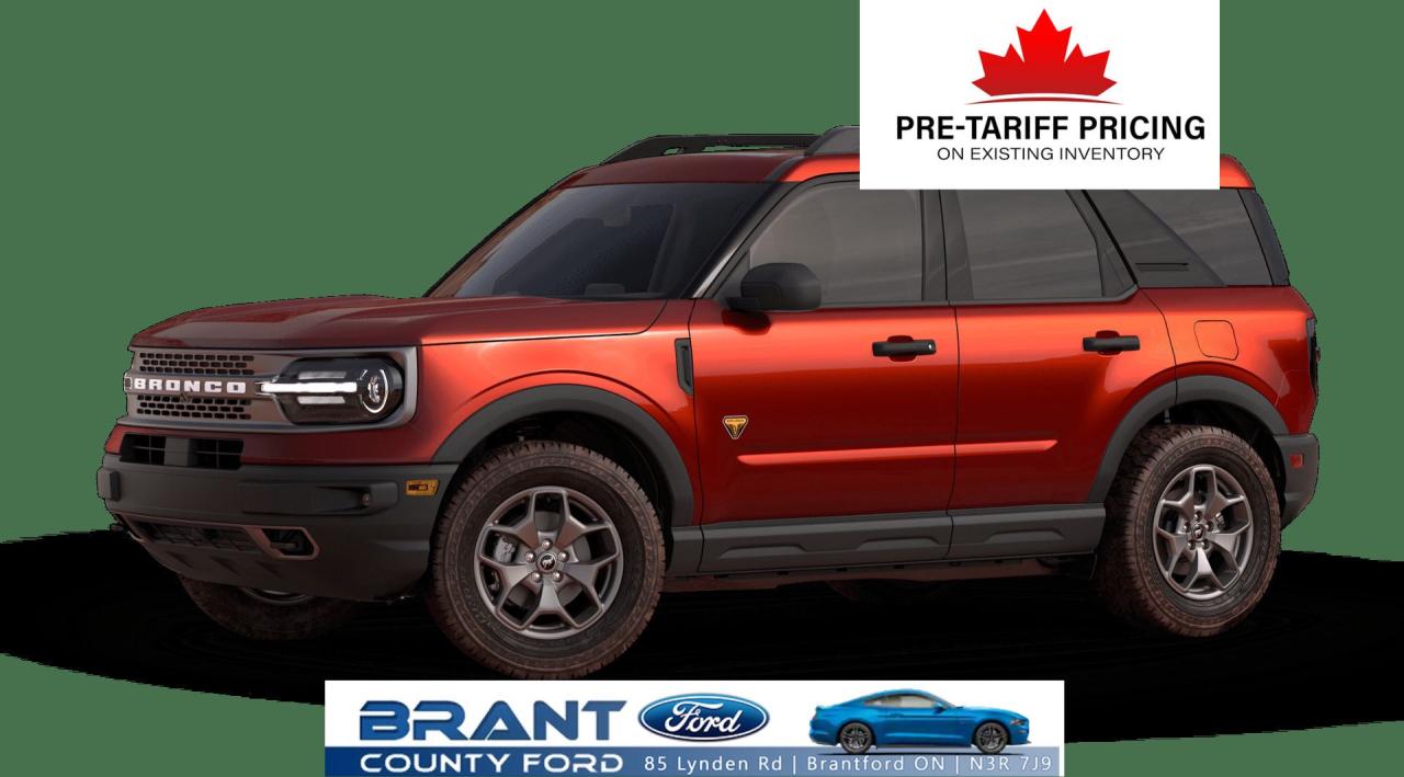 New 2024 Ford Bronco Sport BADLANDS for sale in Brantford, ON