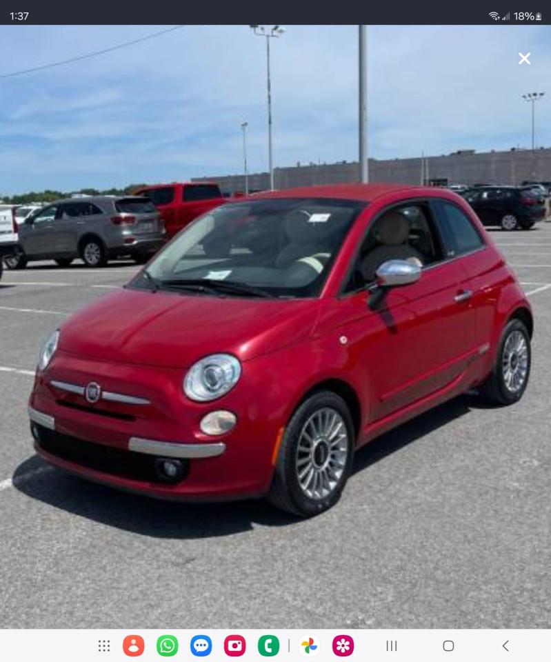 Used 2012 Fiat 500c 85,000km, Certified for sale in Peterborough, ON