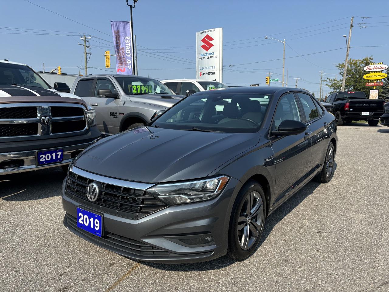 Used 2019 Volkswagen Jetta R-Line ~Heated Leather ~CarPlay ~Camera ~Moonroof for sale in Barrie, ON