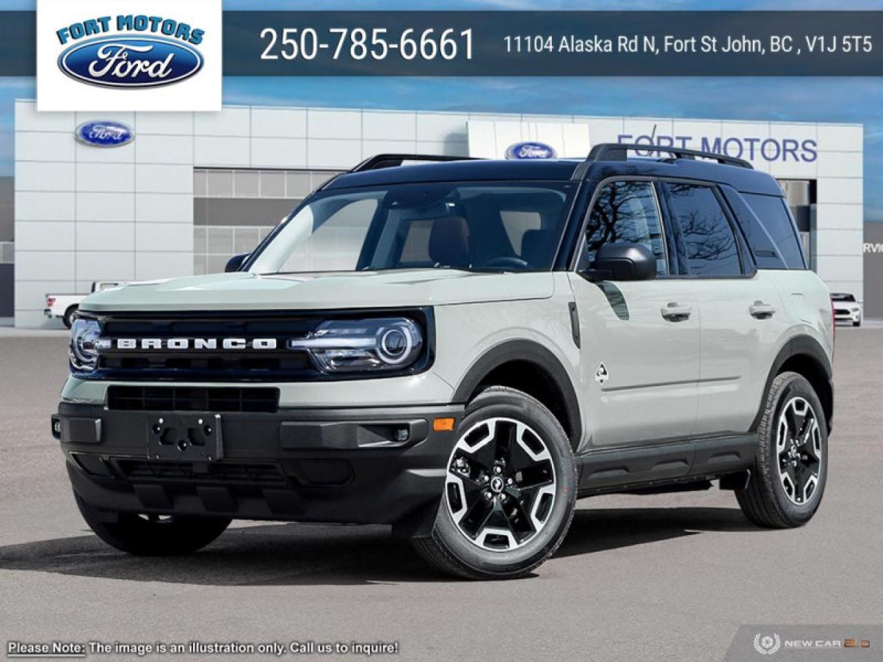 New 2024 Ford Bronco Sport Outer Banks for sale in Fort St John, BC