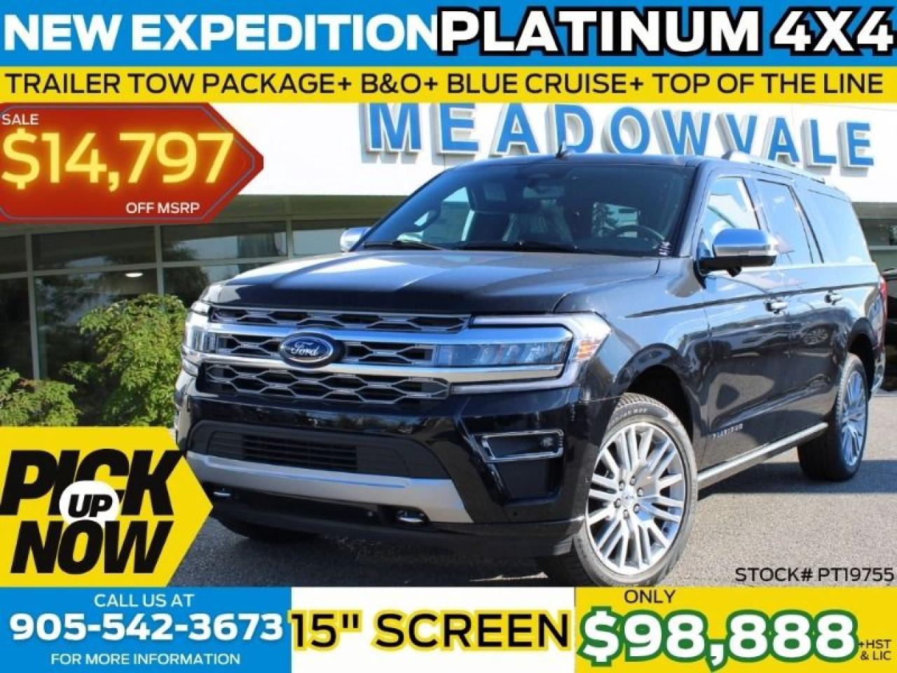 New 2024 Ford Expedition Platinum Max for sale in Mississauga, ON