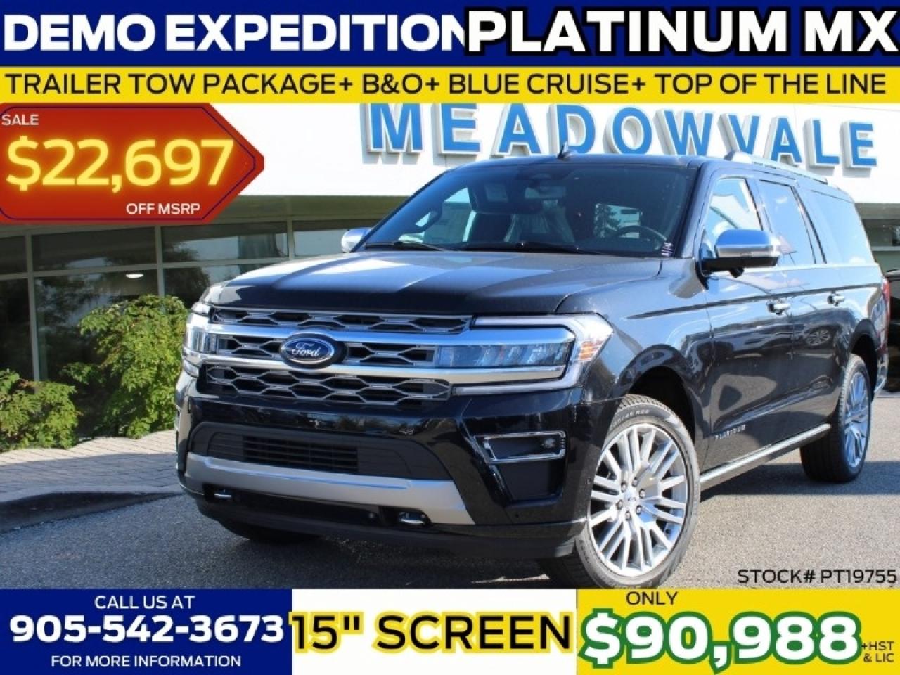 New 2024 Ford Expedition Platinum Max for sale in Mississauga, ON