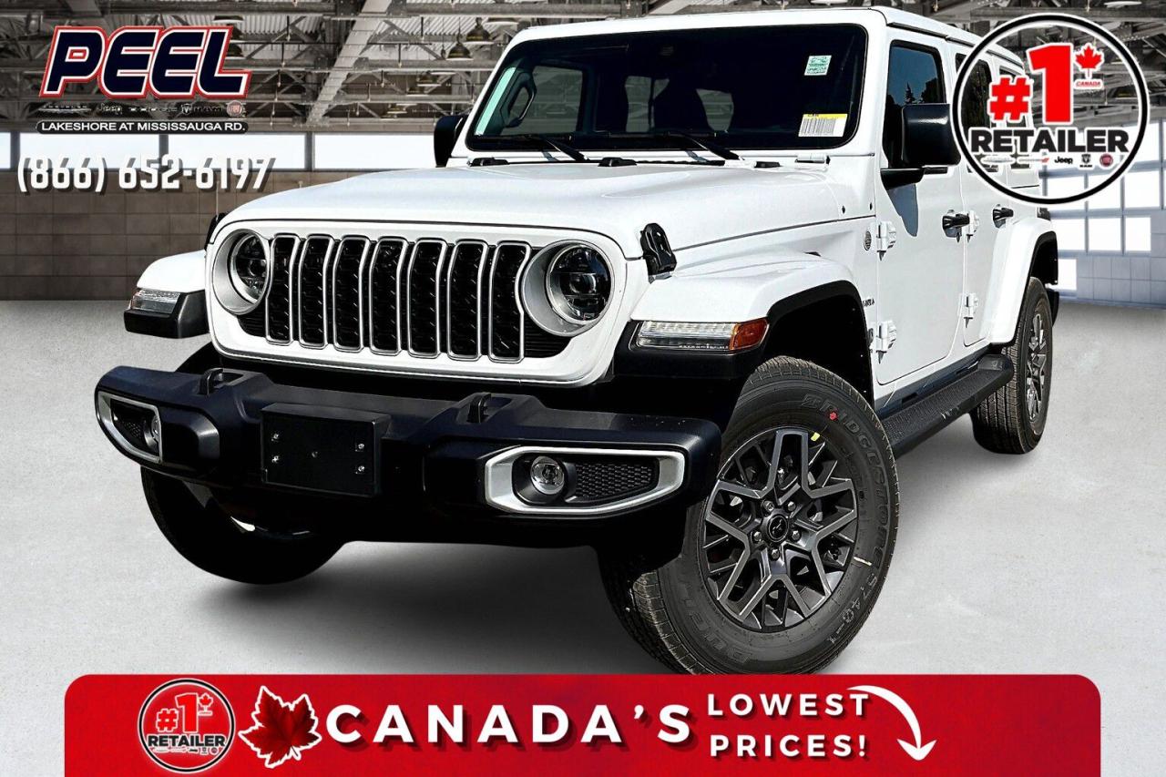 New 2024 Jeep Wrangler SAHARA 4DR| Tech&Safety Grp | Tow Grp | Steps for sale in Mississauga, ON