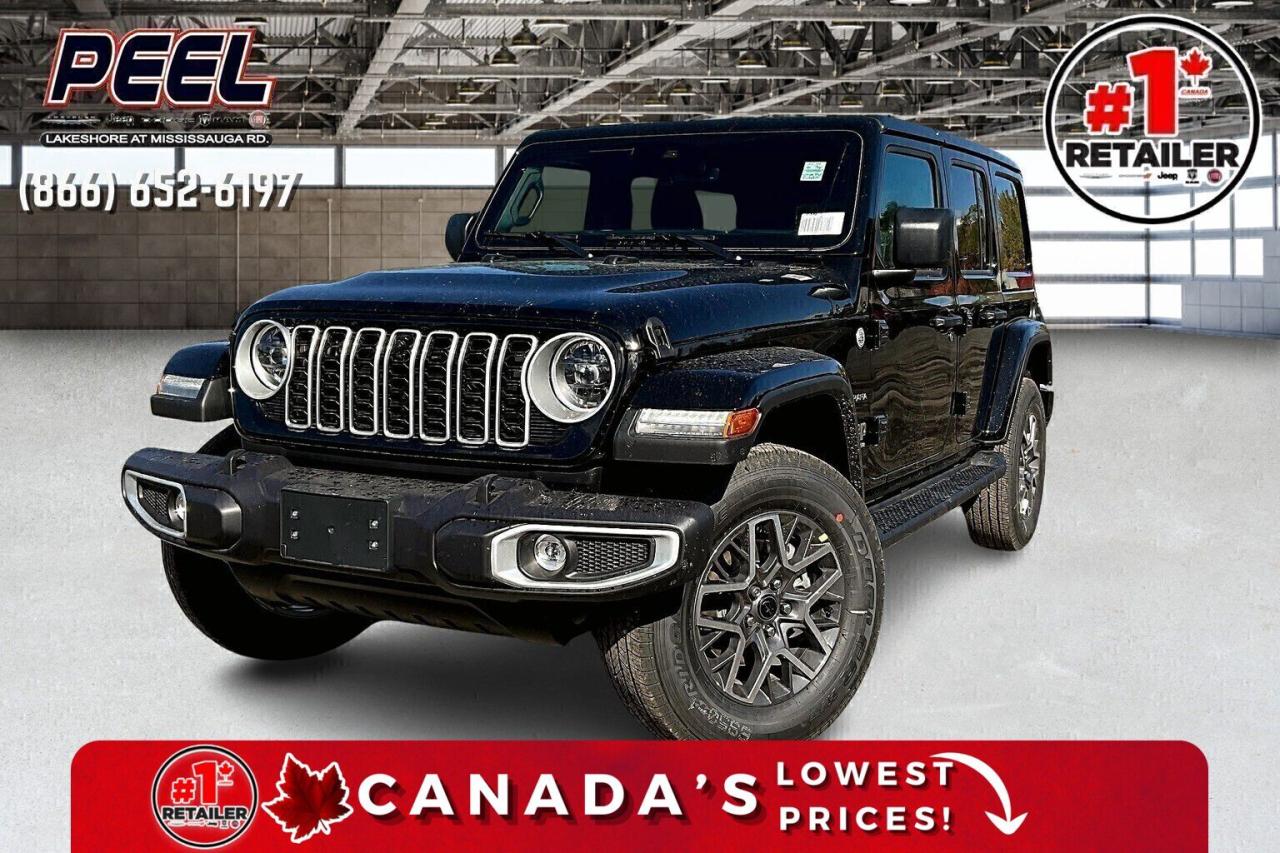 New 2024 Jeep Wrangler SAHARA 4DR | 4X4 | Safety & Tech Grp | Hardtop | for sale in Mississauga, ON