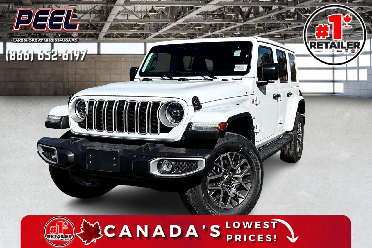 New 2024 Jeep Wrangler SAHARA 4DR| LEATHER | TECH&SAFETY GRP | STEPS | for sale in Mississauga, ON