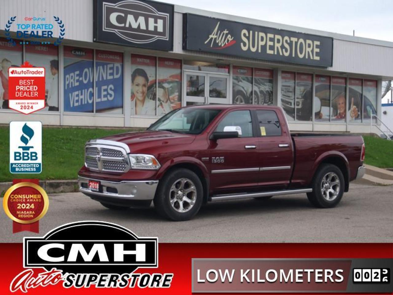 Used 2018 RAM 1500 Laramie  **LOW MILEAGE - 2WD** for sale in St. Catharines, ON