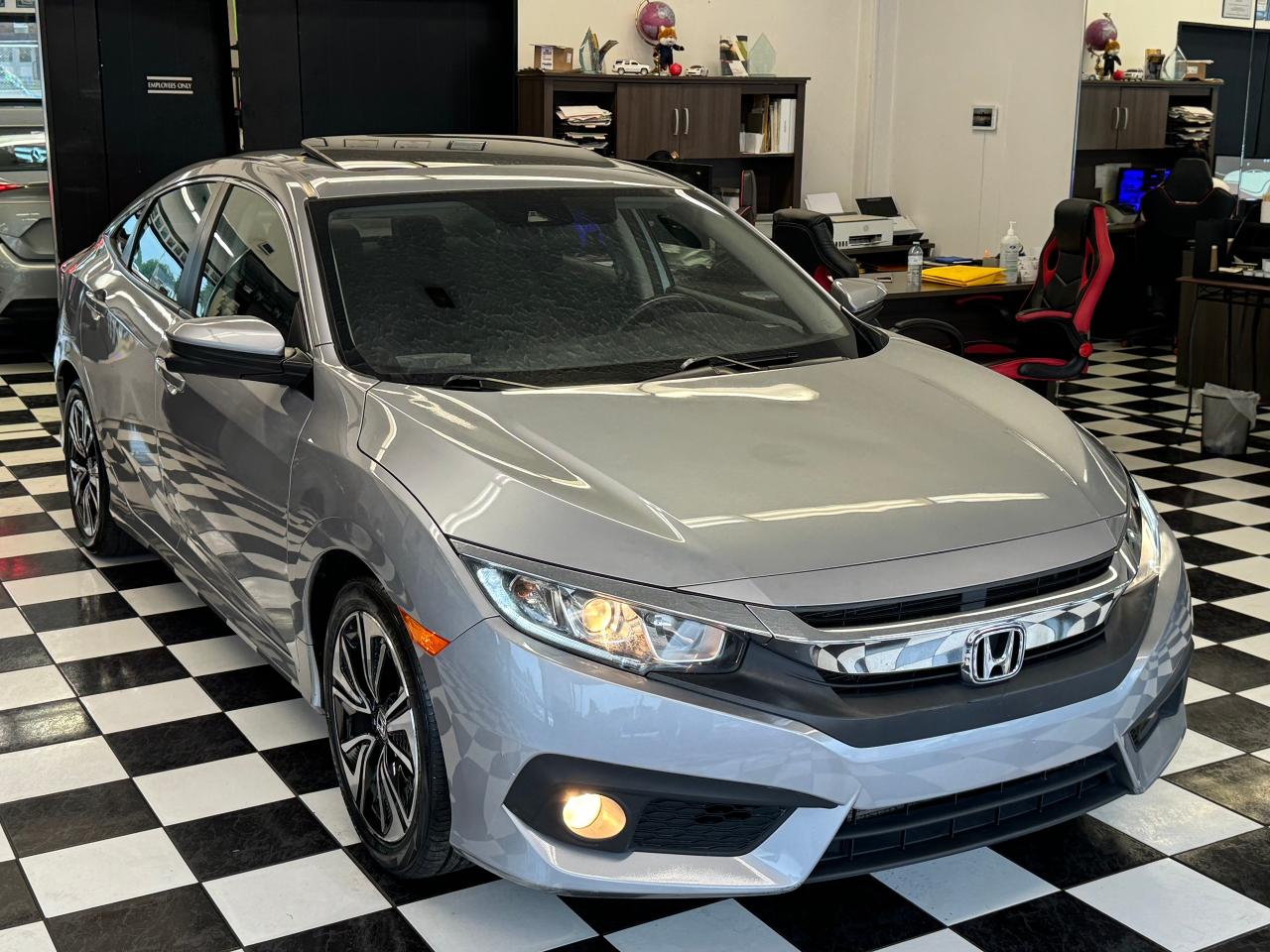 2016 Honda Civic EX-T+New Tires+Roof+Remote Start+CLEAN CARFAX - Photo #8