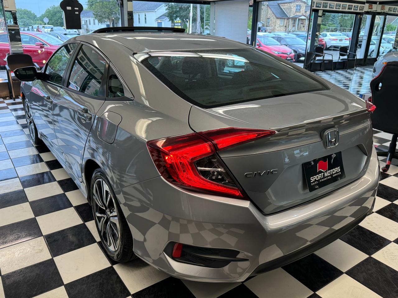 2016 Honda Civic EX-T+New Tires+Roof+Remote Start+CLEAN CARFAX - Photo #5