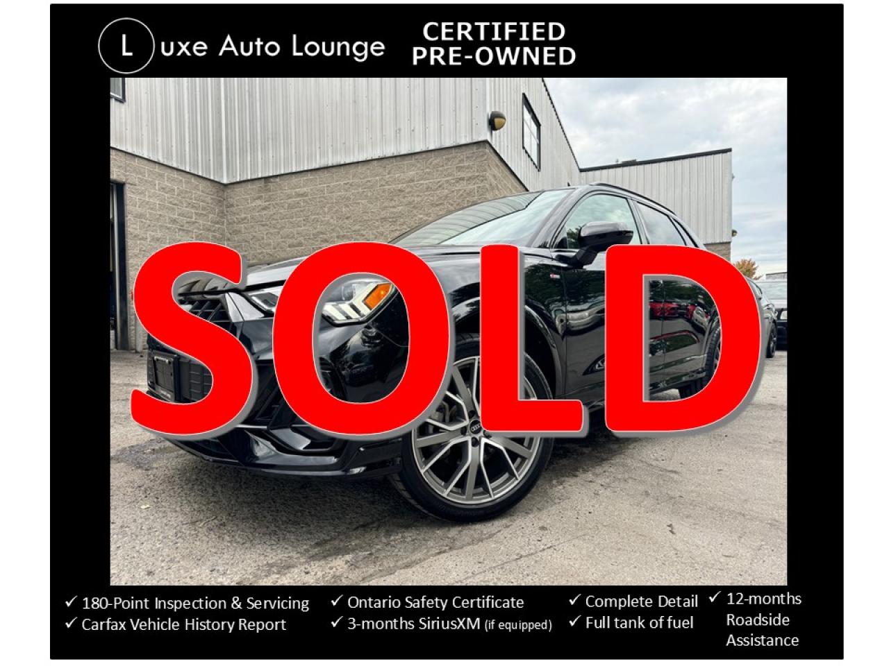 Used 2022 Audi Q3 PROGRESSIV, ONLY 20K!! S-LINE PKG, BLACK OPTICS!! for sale in Orleans, ON