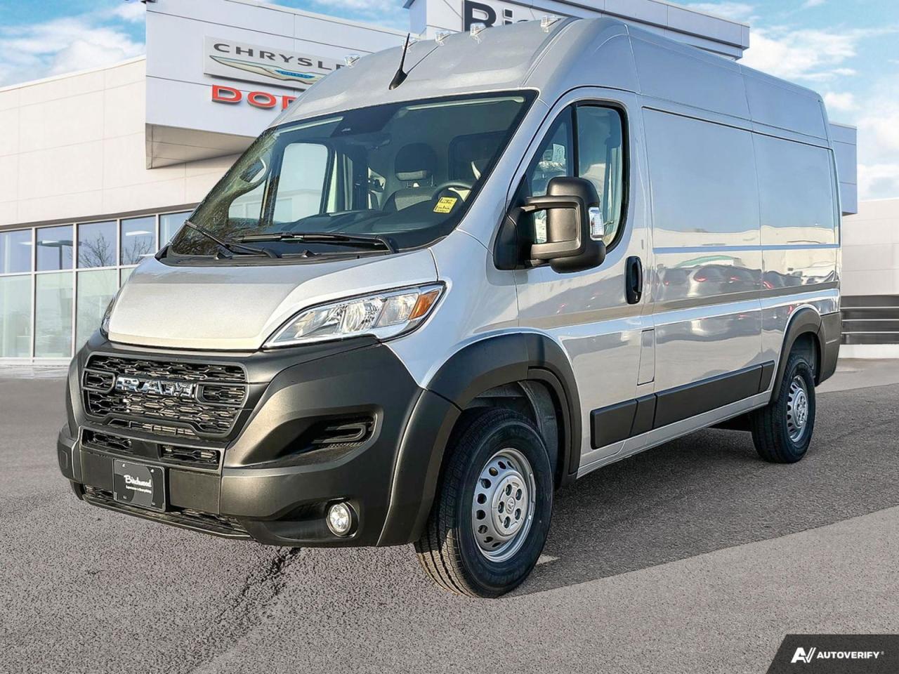 New 2025 RAM Cargo Van ProMaster Tradesman Cargo partition with sliding window for sale in Winnipeg, MB