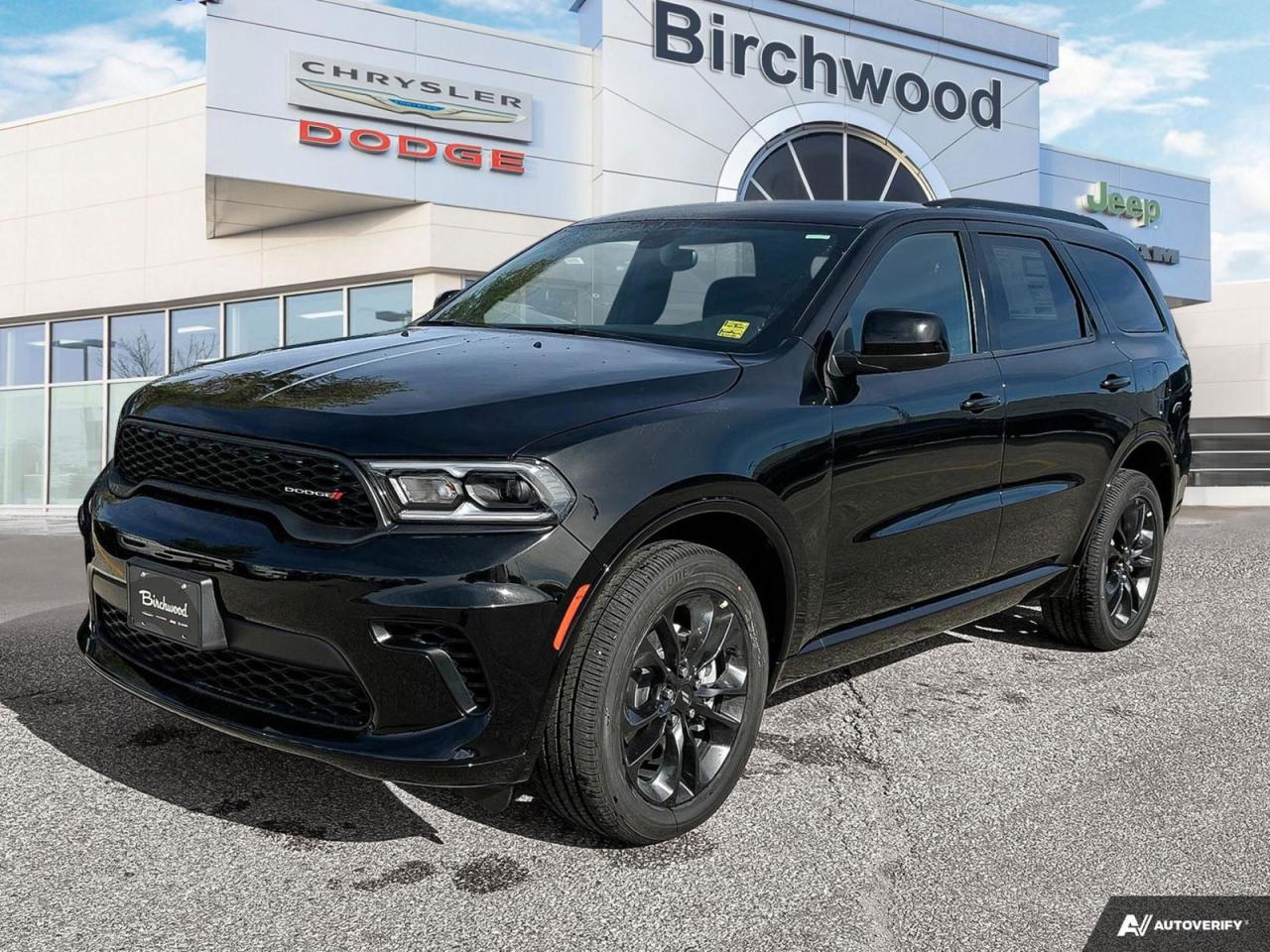 New 2025 Dodge Durango GT Plus Blacktop Package for sale in Winnipeg, MB