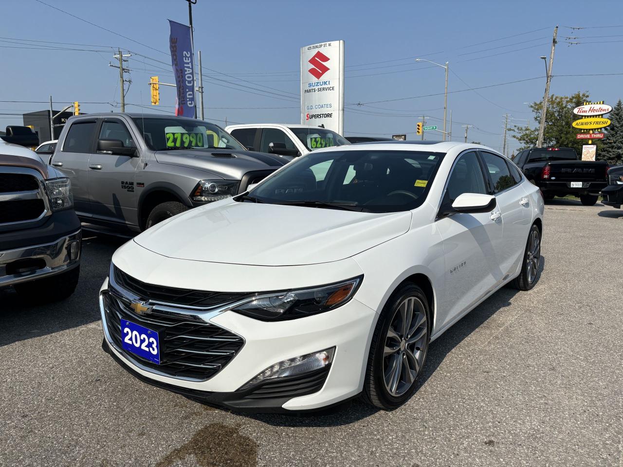 Used 2023 Chevrolet Malibu LT ~Heated Seats ~Camera ~Bluetooth ~CarPlay ~Roof for sale in Barrie, ON