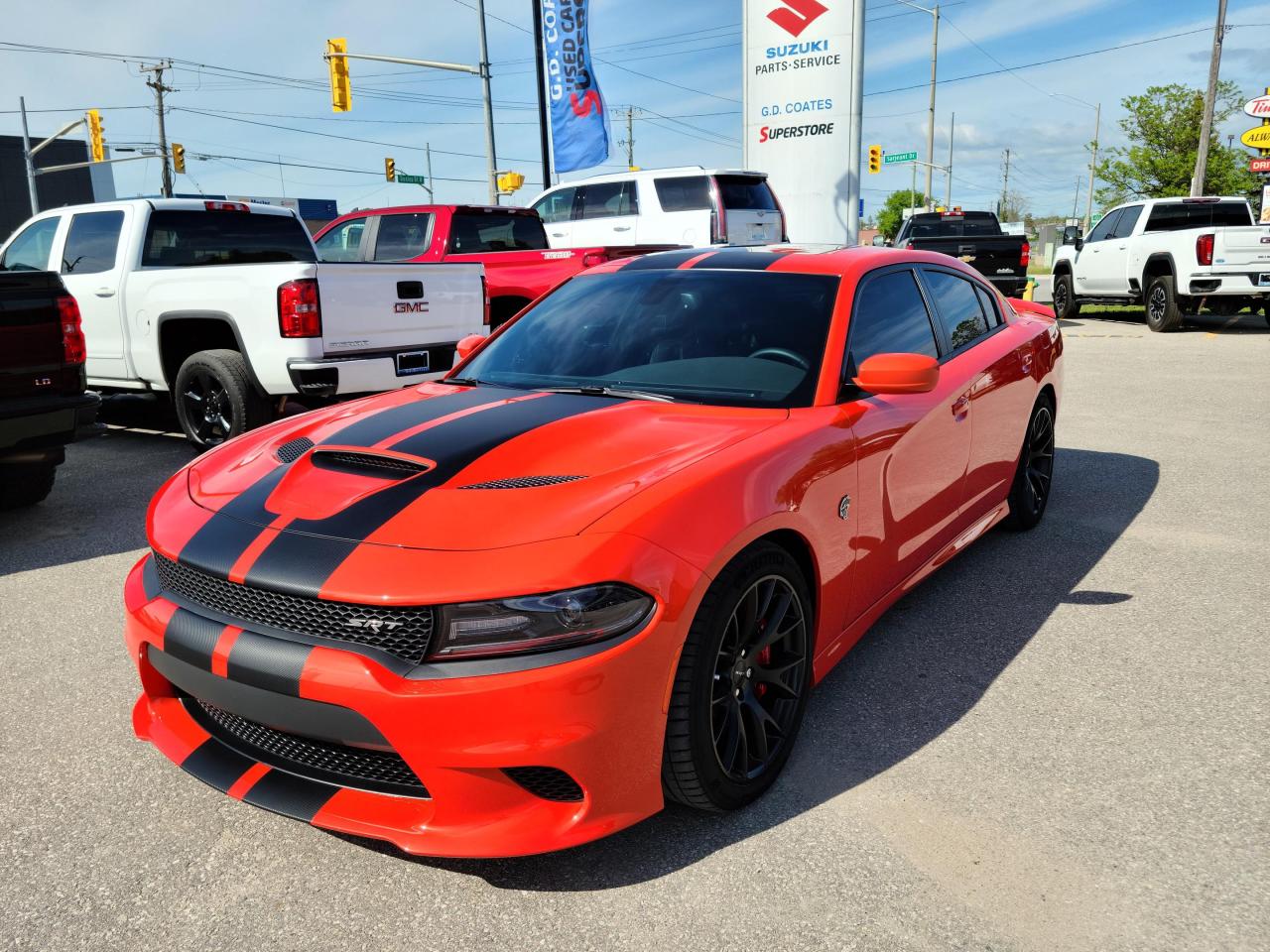 Used 2016 Dodge Charger Hellcat ~Laguna Leather ~Harman/Kardon ~Nav ~Roof for sale in Barrie, ON