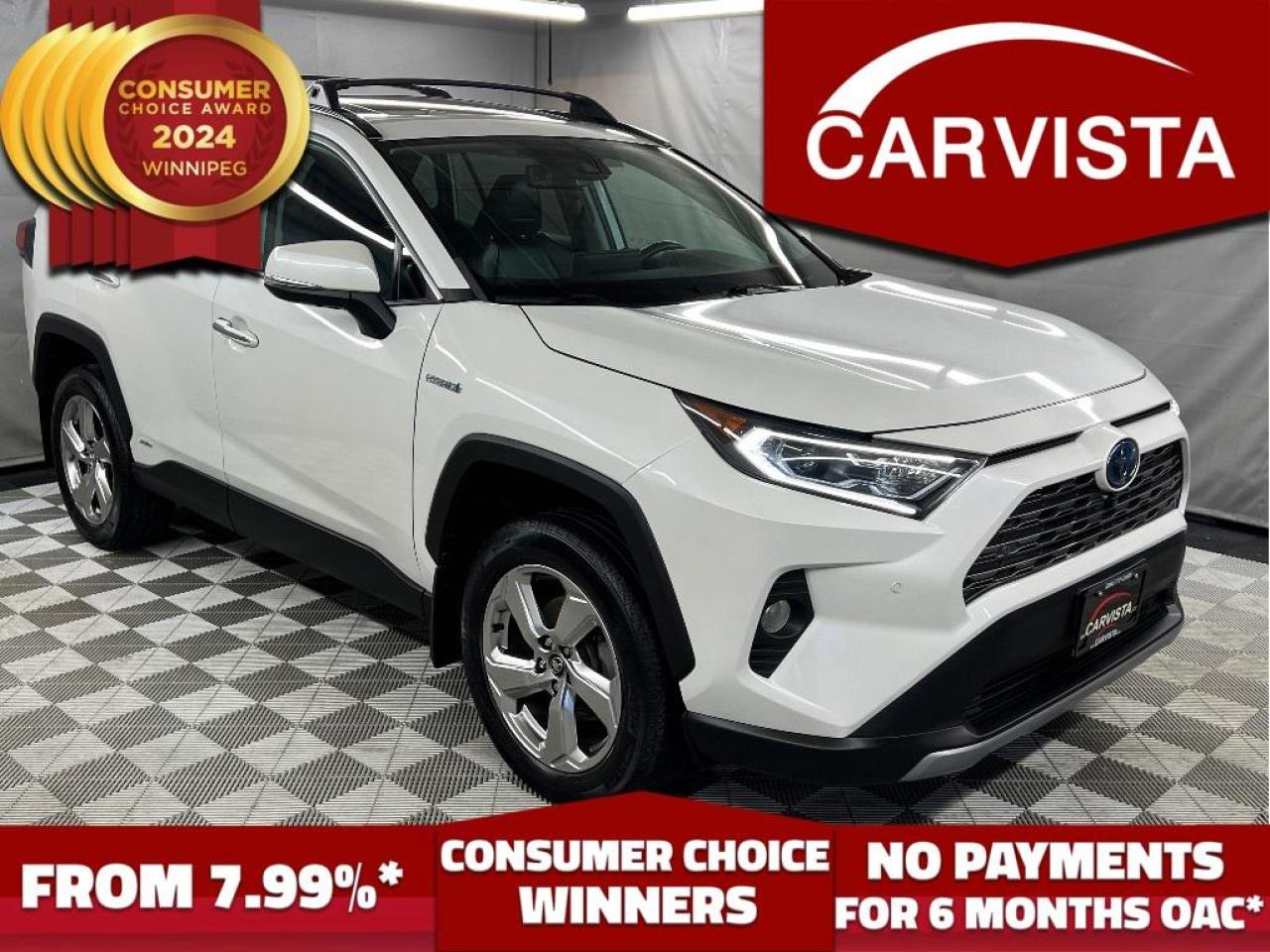 Used 2019 Toyota RAV4 LIMITED AWD - HYBRID/NAV/REMOTE START - for sale in Winnipeg, MB