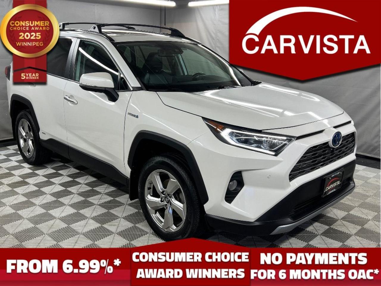 Used 2019 Toyota RAV4 LIMITED AWD - HYBRID/NAV/REMOTE START - for sale in Winnipeg, MB