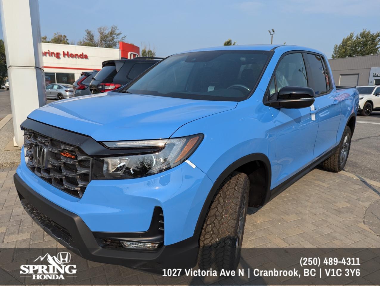 New 2025 Honda Ridgeline TrailSport for sale in Cranbrook, BC