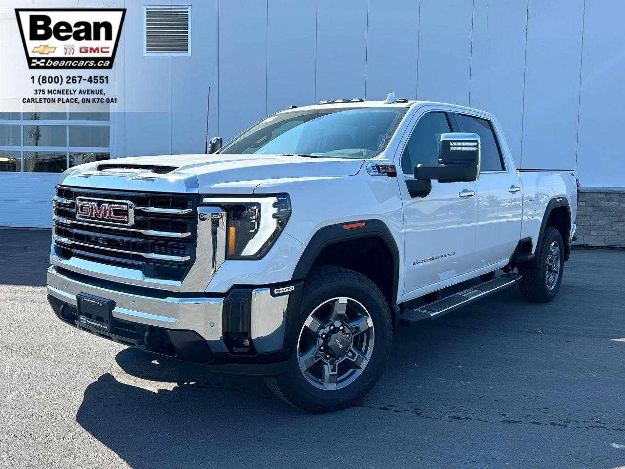 New 2025 GMC Sierra 2500 HD SLT DURAMAX 6.6L V8 WITH REMOTE START/ENTRY, HEATED SEATS, VENTILATED FRONT SEATS, HEATED STEERING WHEEL, HD SURROUND VISION for sale in Carleton Place, ON