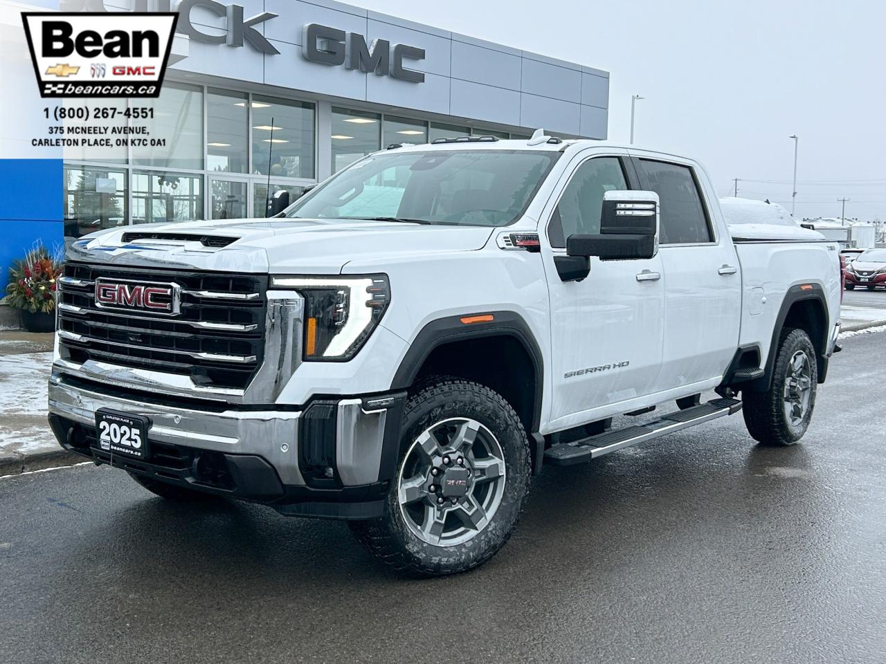 New 2025 GMC Sierra 2500 HD SLT DURAMAX 6.6L V8 WITH REMOTE START/ENTRY, HEATED SEATS, VENTILATED FRONT SEATS, HEATED STEERING WHEEL, HD SURROUND VISION for sale in Carleton Place, ON