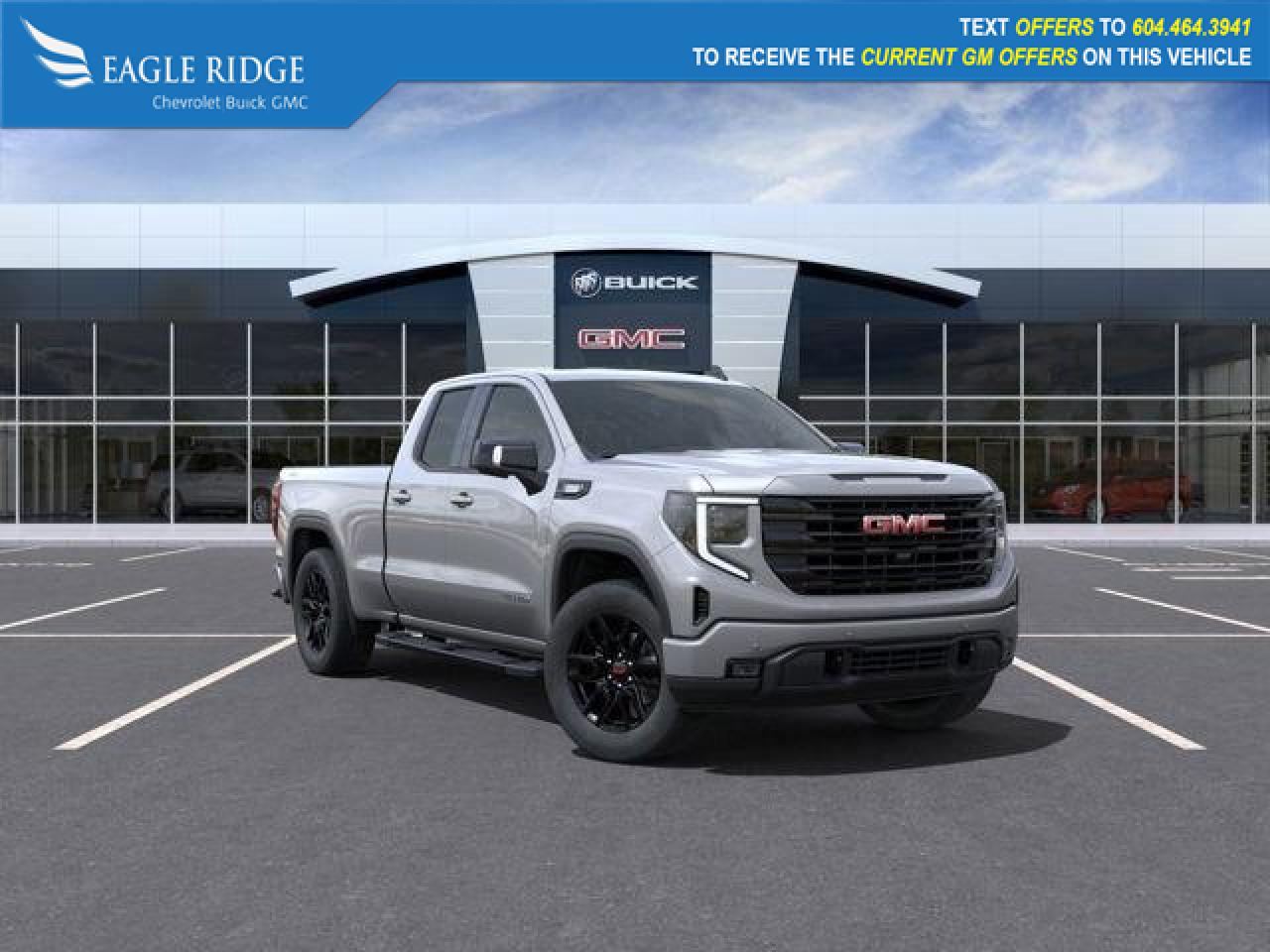 New 2025 GMC Sierra 1500 Elevation 4x4,  lane keep assist, automatic lights, adaptive cruise control, Apple CarPlay and Android Auto. for sale in Coquitlam, BC