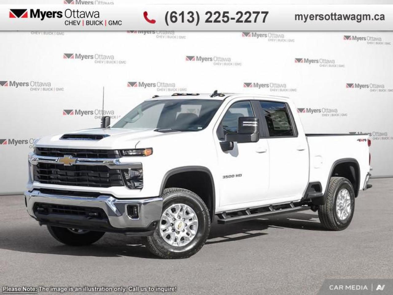 New 2025 Chevrolet Silverado 3500HD LT  3500 SRW, CREW CAB, 6.6 GAS, LED ROOF LAMPS, HEATED PACKAGE, SNOW PLOW PACKAGE for sale in Ottawa, ON