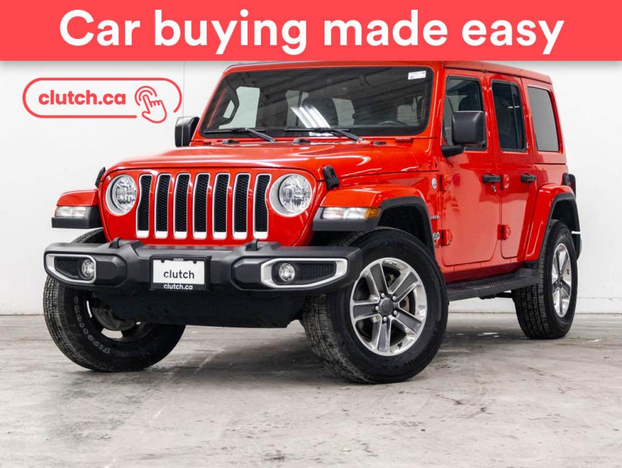 Used 2021 Jeep Wrangler Unlimited Sahara 4x4 w/ Uconnect 4C, Apple CarPlay & Android Auto, Nav for sale in Toronto, ON