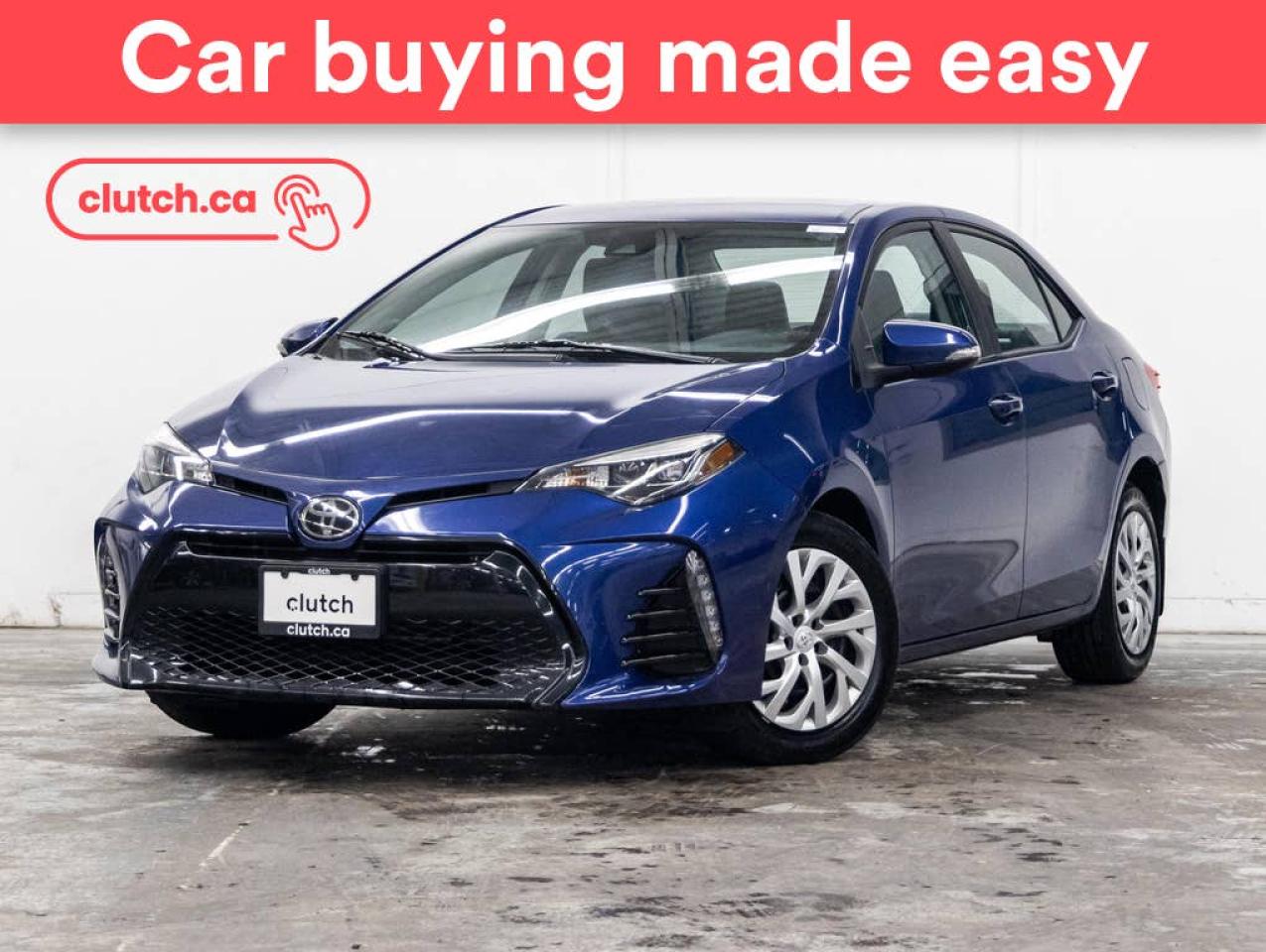 Used 2018 Toyota Corolla SE w/ Heated Front Seats, Rearview Camera, A/C for Sale in Toronto, Ontario