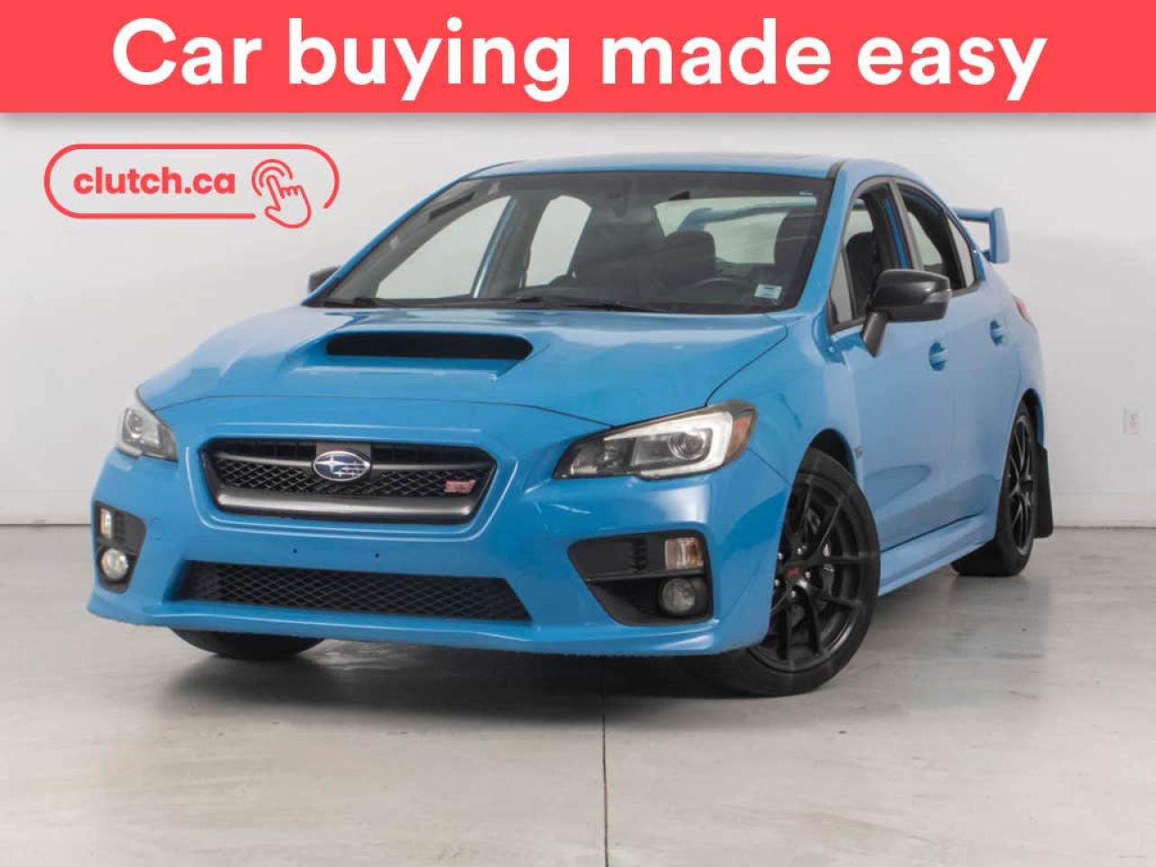 Used 2016 Subaru WRX STI AWD Hikari Edition w/Sunroof, Backup Cam, Auto Climate Control for sale in Bedford, NS