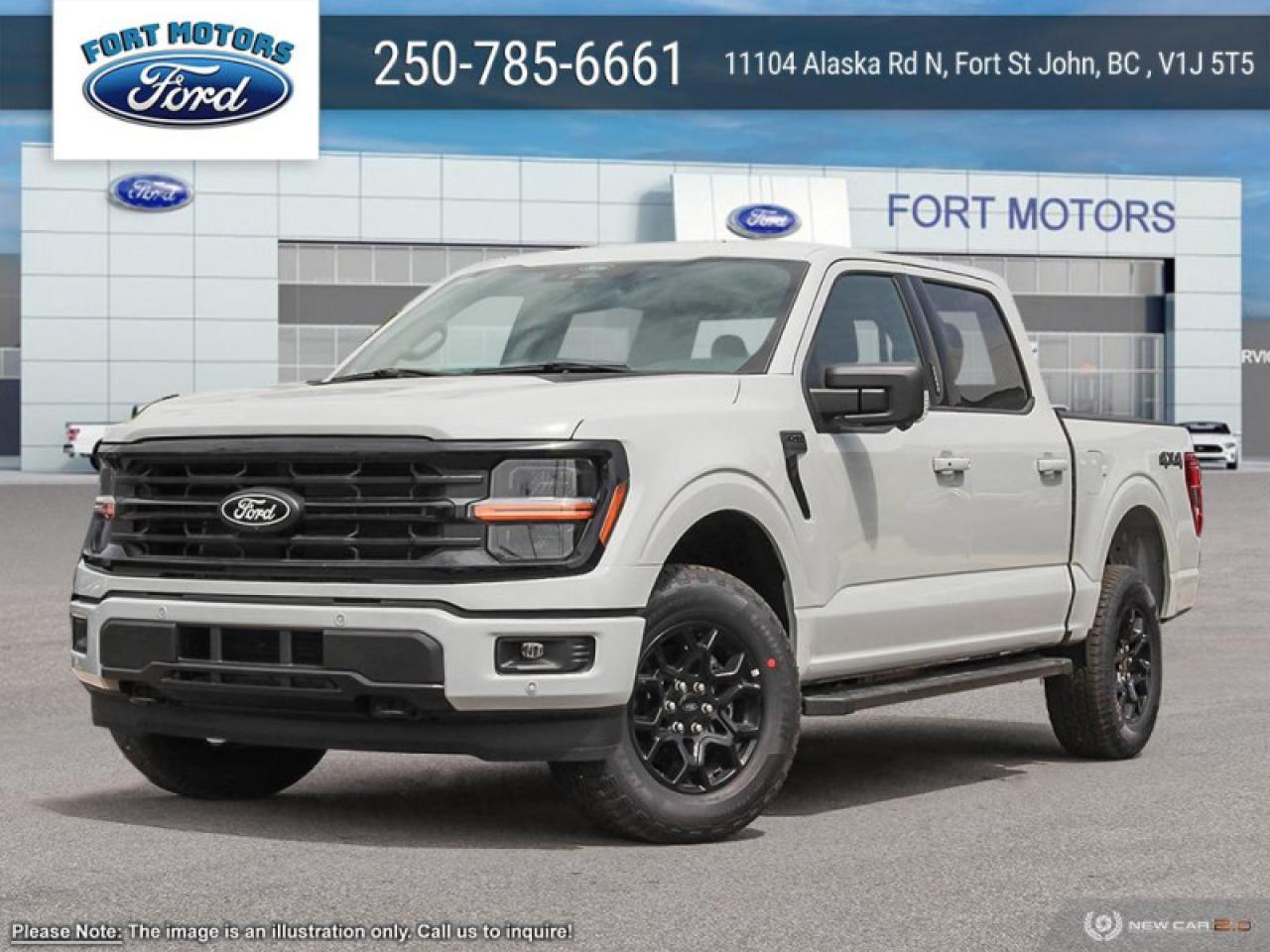 <b>FX4 Off-Road Package, XLT Black Appearance Package, 18 Aluminum Wheels, Tow Package, Tailgate Step!</b><br> <br>   From powerful engines to smart tech, theres an F-150 to fit all aspects of your life. <br> <br>Just as you mould, strengthen and adapt to fit your lifestyle, the truck you own should do the same. The Ford F-150 puts productivity, practicality and reliability at the forefront, with a host of convenience and tech features as well as rock-solid build quality, ensuring that all of your day-to-day activities are a breeze. Theres one for the working warrior, the long hauler and the fanatic. No matter who you are and what you do with your truck, F-150 doesnt miss.<br> <br> This avalanche Crew Cab 4X4 pickup   has a 10 speed automatic transmission and is powered by a  400HP 5.0L 8 Cylinder Engine.<br> <br> Our F-150s trim level is XLT. This XLT trim steps things up with running boards, dual-zone climate control and a 360 camera system, along with great standard features such as class IV tow equipment with trailer sway control, remote keyless entry, cargo box lighting, and a 12-inch infotainment screen powered by SYNC 4 featuring voice-activated navigation, SiriusXM satellite radio, Apple CarPlay, Android Auto and FordPass Connect 5G internet hotspot. Safety features also include blind spot detection, lane keep assist with lane departure warning, front and rear collision mitigation and automatic emergency braking. This vehicle has been upgraded with the following features: Fx4 Off-road Package, Xlt Black Appearance Package, 18 Aluminum Wheels, Tow Package, Tailgate Step. <br><br> View the original window sticker for this vehicle with this url <b><a href=http://www.windowsticker.forddirect.com/windowsticker.pdf?vin=1FTFW3L53RKE35419 target=_blank>http://www.windowsticker.forddirect.com/windowsticker.pdf?vin=1FTFW3L53RKE35419</a></b>.<br> <br>To apply right now for financing use this link : <a href=https://www.fortmotors.ca/free-credit-check/ target=_blank>https://www.fortmotors.ca/free-credit-check/</a><br><br> <br/><br>Come down to Fort Motors and take it for a spin!<p><br> Come by and check out our fleet of 20+ used cars and trucks and 230+ new cars and trucks for sale in Fort St John.  o~o