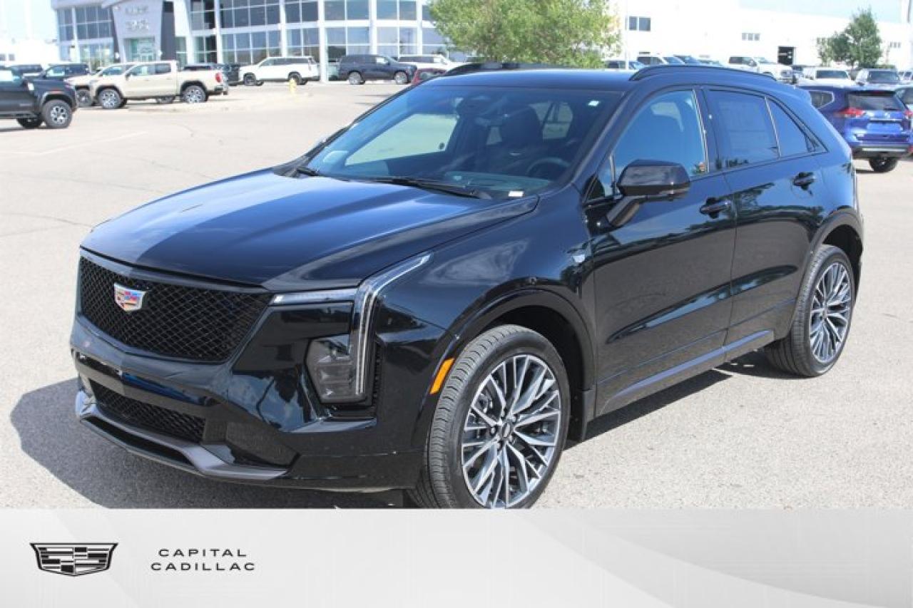 This 2025 Cadillac XT4 in Stellar Black Metallic is equipped with AWD and Turbocharged Gas I4 2.0L/122 engine.The Cadillac XT4 is confident by design. Striking new front and rear LED signature lighting remain distinctively Cadillac and comes standard with eye-catching 18in alloy wheels. With available roof rails that can be used to support bikes and other items, an escape is a must. A thoughtfully created interior provides segment-leading rear leg room and knee clearance for backseat passengers, while there are more than six storage areas in the front-floor console alone. Theres even a special place for your umbrella cleverly designed into the front door panels. The XT4 also allows for ample cargo room behind the 60/40 folding rear seats for additional versatility. The luxurious interior features available massaging front seats with heat and ventilation for a more relaxing drive. And a foot sensor to open the available liftgate hands-free is located underneath the rear of the XT4 and easily identified with ground projection of the Cadillac logo. An all-new turbocharged engine delivers 237hp and 258 lb.-ft. of torque, not to mention it automatically switches to 2-cylinder operation under certain conditions for enhanced efficiency. Its 9-speed automatic transmission, active sport suspension, twin-clutch all-wheel drive and selectable driving modes allow you to own any kind of road. The XT4 offers a range of convenient features for staying connected on the road, including intuitive controls, rear camera mirror, instrument panel, device pairing, Bluetooth integration, and available head-up display. Youll also find a comprehensive suite of safety features such as advanced adaptive cruise control, safety alert seat and automatic braking.Exclusive features of the XT4 Sport include: 18-in 10-spoke alloy wheels and Diamond Cut/Argent Metallic finish, Gloss-black mesh grille, Body-color door handles, Gloss-black roof rails and side window surrounds, Cadillac user experience with rotary controller, 7-speaker audio system with auxiliary amplifier, Sport leather-wrapped steering wheel, Front and Rear Park Assist, Lane Change Alert with Side Blind Zone Alert, Rear Cross Traffic Alert, and Safety Alert Seat.Check out this vehicles pictures, features, options and specs, and let us know if you have any questions. Helping find the perfect vehicle FOR YOU is our only priority.P.S...Sometimes texting is easier. Text (or call) 306-994-4885 for fast answers at your fingertips!Dealer License #914248Disclaimer: All prices are plus taxes & include all cash credits & loyalties. See dealer for Details.