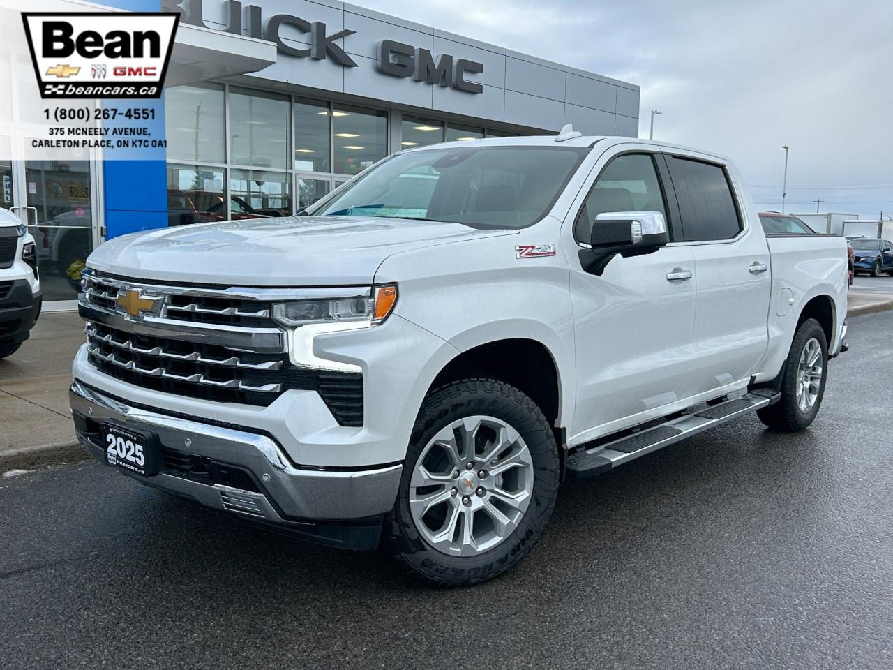 New 2025 Chevrolet Silverado 1500 LTZ 5.3L V8 WITH REMOTE START/ENTRY, HEATED SEATS, HEATED STEERING WHEEL, VENTILATED SEATS, HD SURROUND VISION for sale in Carleton Place, ON