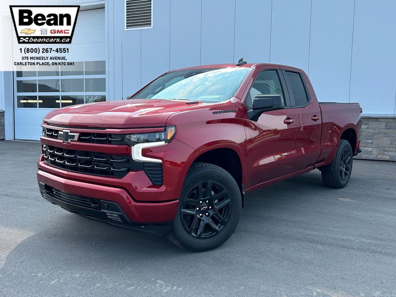 New 2025 Chevrolet Silverado 1500 RST 2.7L 4 CYL WITH REMOTE START/ENTRY, HEATED SEATS, HEATED STEERING WHEEL, HD REAR VISION CAMERA, APPLE CARPLAY AND ANDROID AUTO for sale in Carleton Place, ON