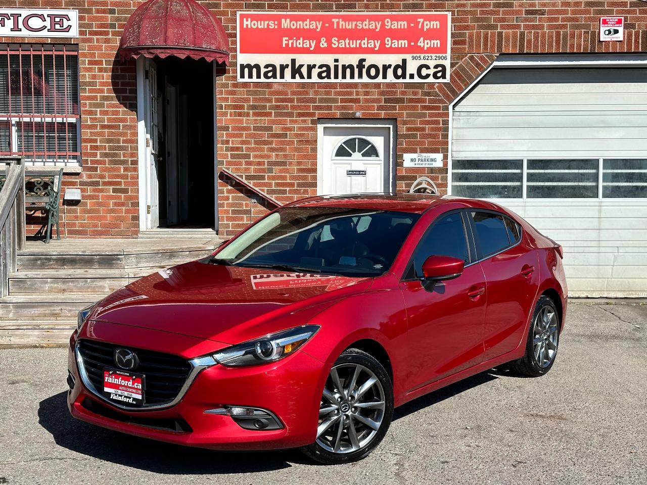 Used 2018 Mazda MAZDA3 GT Heated Leather Sunroof BOSE Bluetooth BackupCam for sale in Bowmanville, ON