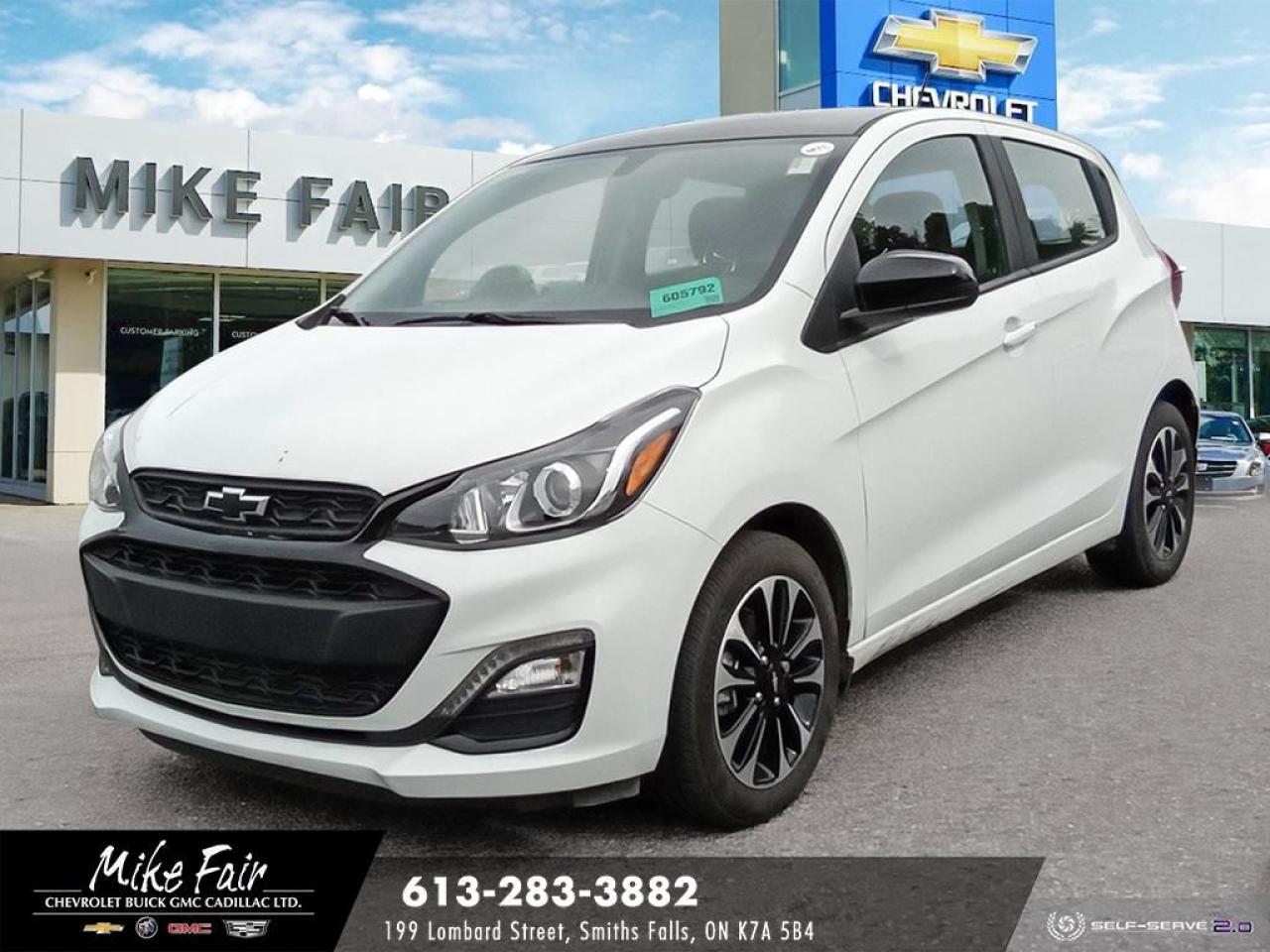 Used 2022 Chevrolet Spark 1LT CVT cruise control,rear vision camera,tire pressure monitor,rear wiper,A/C,tilt steering for sale in Smiths Falls, ON