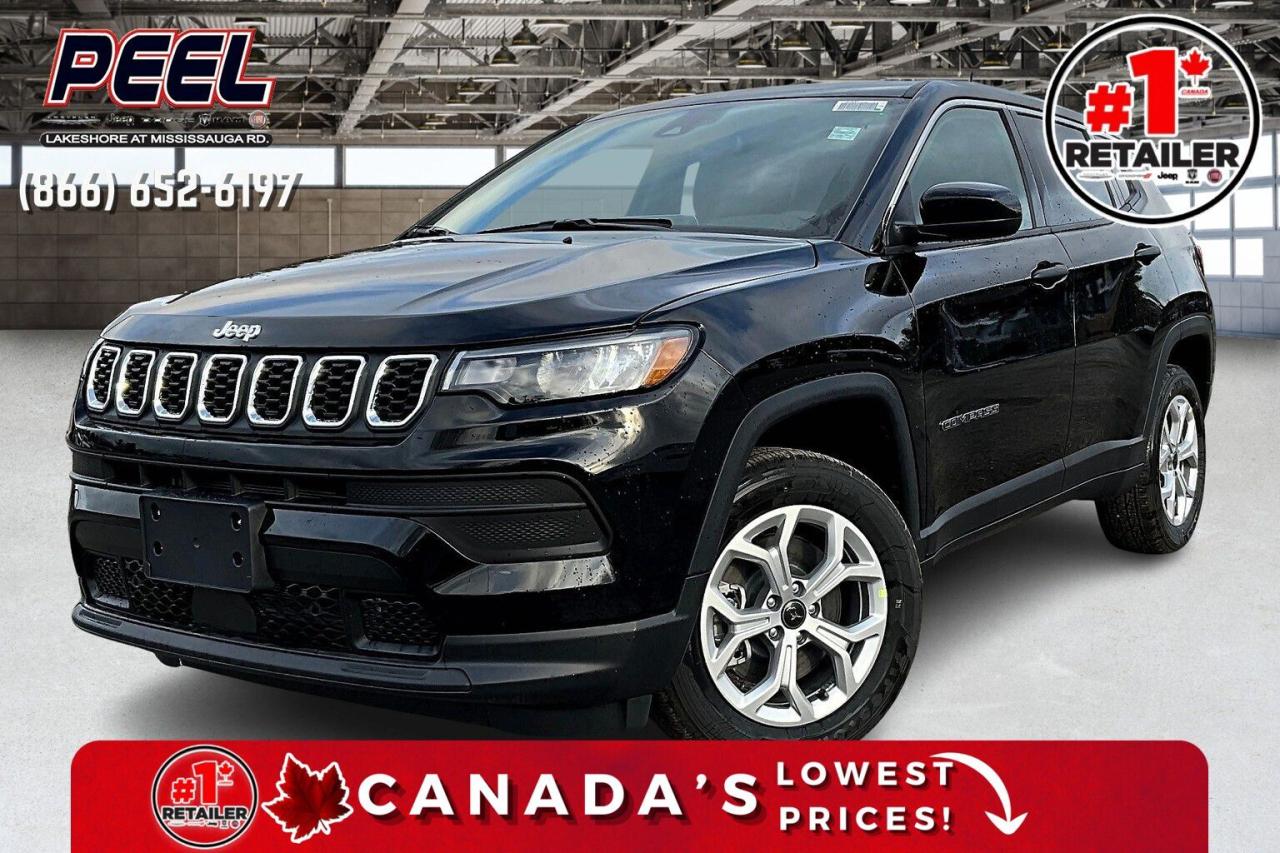 New 2025 Jeep Compass SPORT 4X4 | Htd Seats | carplay | 8.4