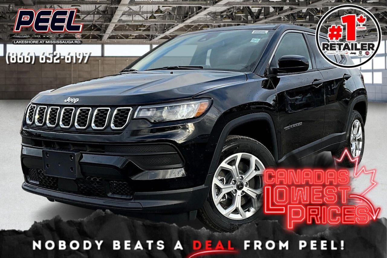 New 2025 Jeep Compass SPORT 4X4 | Htd Seats | carplay | 8.4