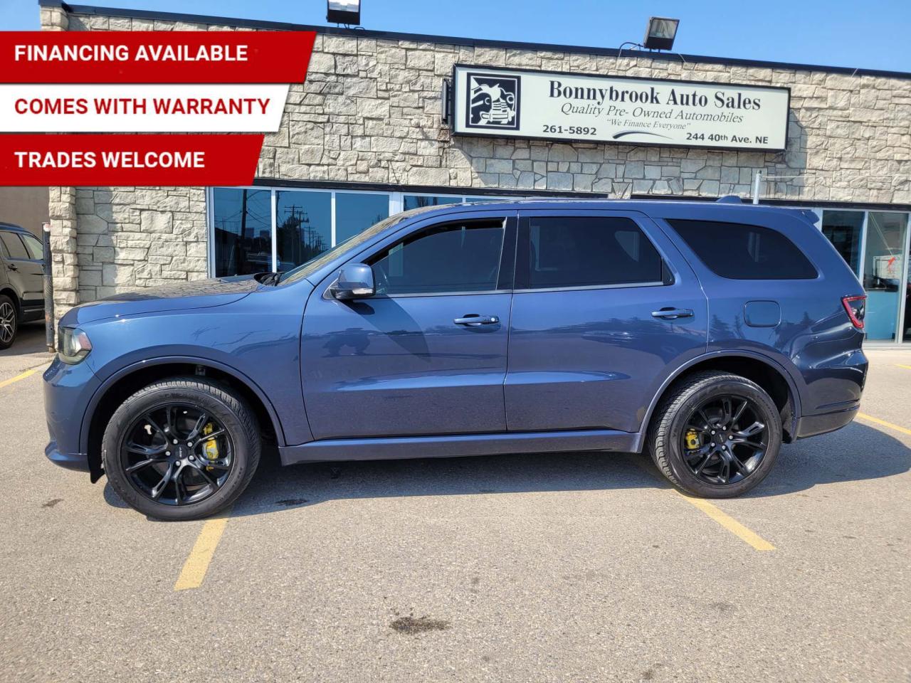 Used 2020 Dodge Durango AWD 7 PASSENGER/LEATHER/SUEDE/SUNROOF/CAR STARTER for sale in Calgary, AB