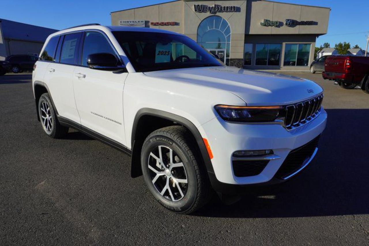 New 2025 Jeep Grand Cherokee Limited | Heated Seats/Wheel | Pano Roof! | Remote Start | Power Liftgate | Adaptive Cruise | for sale in Weyburn, SK