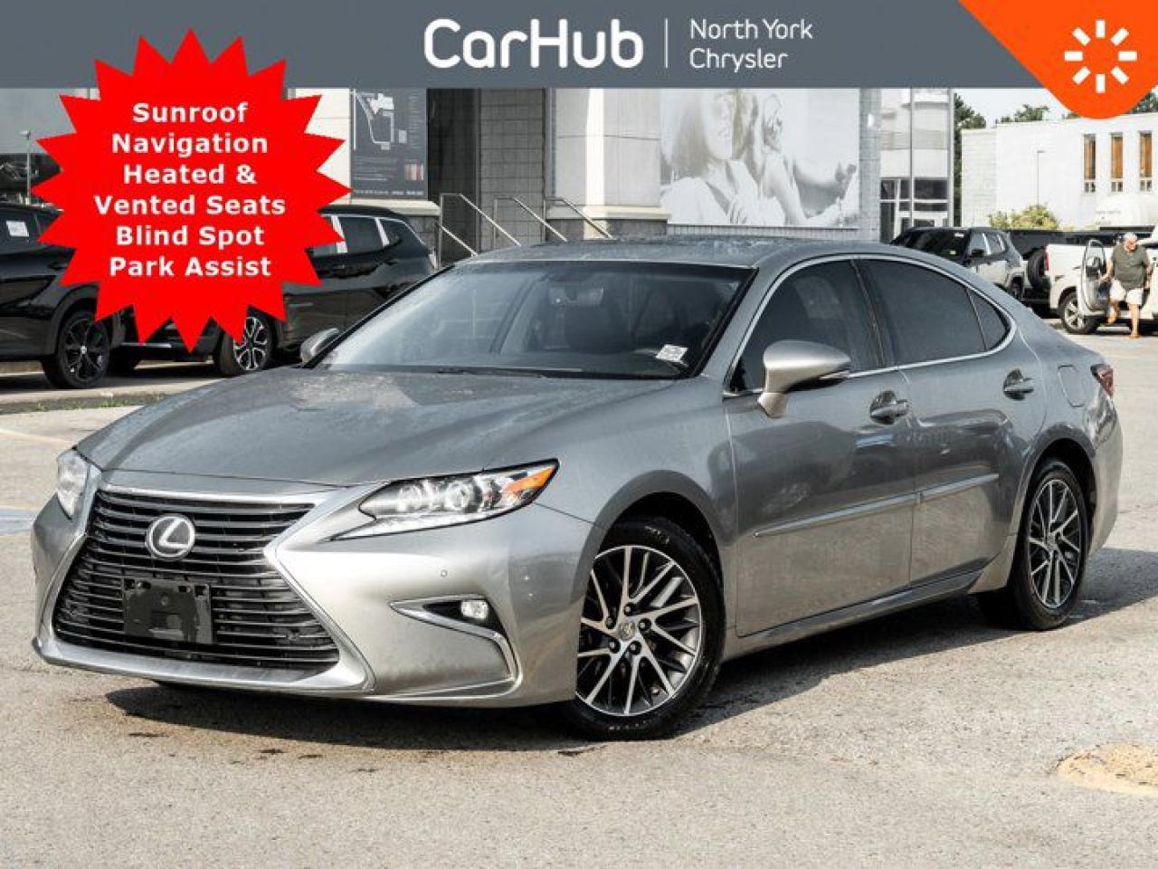 Used 2016 Lexus ES 350 Sunroof Navigation Heated & Vented Seats Blind Spot for sale in Thornhill, ON