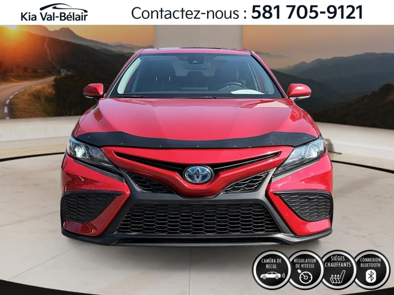 Used 2023 Toyota Camry HYBRID SE *TOIT *BIZONE *CAMERA *ANGLE MORT *SIEGE CHAUF. for sale in Québec, QC