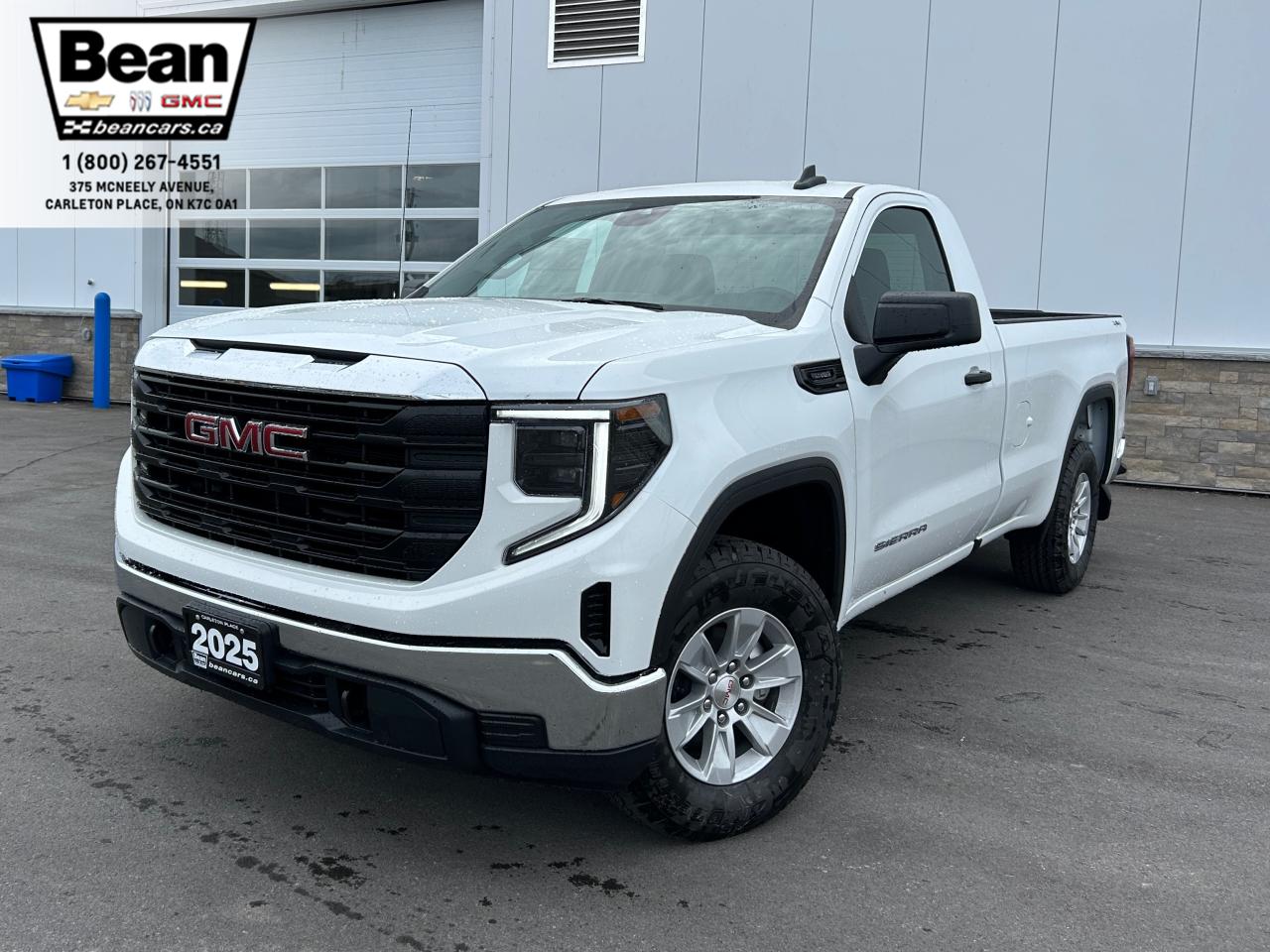 New 2025 GMC Sierra 1500 Pro 2.7L 4CYL WITH REMOTE ENTRY, HITCH GUIDANCE, HD REAR VISION CAMERA, CRUISE CONTROL for sale in Carleton Place, ON