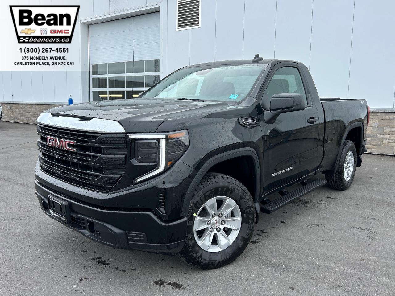 New 2025 GMC Sierra 1500 Pro 2.7L 4CYL WITH REMOTE ENTRY, HITCH GUIDANCE, HD REAR VISION CAMERA, CRUISE CONTROL for sale in Carleton Place, ON