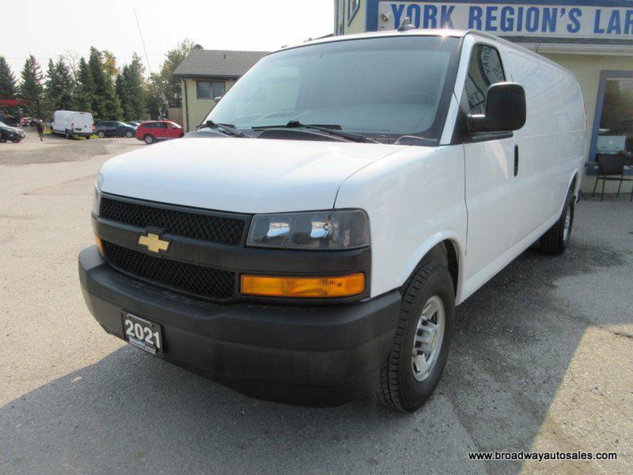 Used 2021 Chevrolet Express 3/4 TON CARGO-MOVING 2 PASSENGER 4.3L - V6.. EXTENDED-CARGO-AREA.. TOW SUPPORT.. BACK-UP CAMERA.. BARN-DOOR-ENTRANCES.. for sale in Bradford, ON