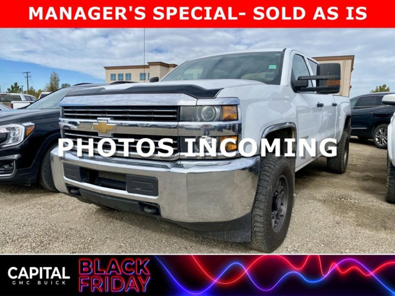 Used 2017 Chevrolet Silverado 2500 HD Work Truck Crew Cab * 6.0L V8 * HD TRAILERING * TRAILER BRAKE CONTROL * for sale in Edmonton, AB