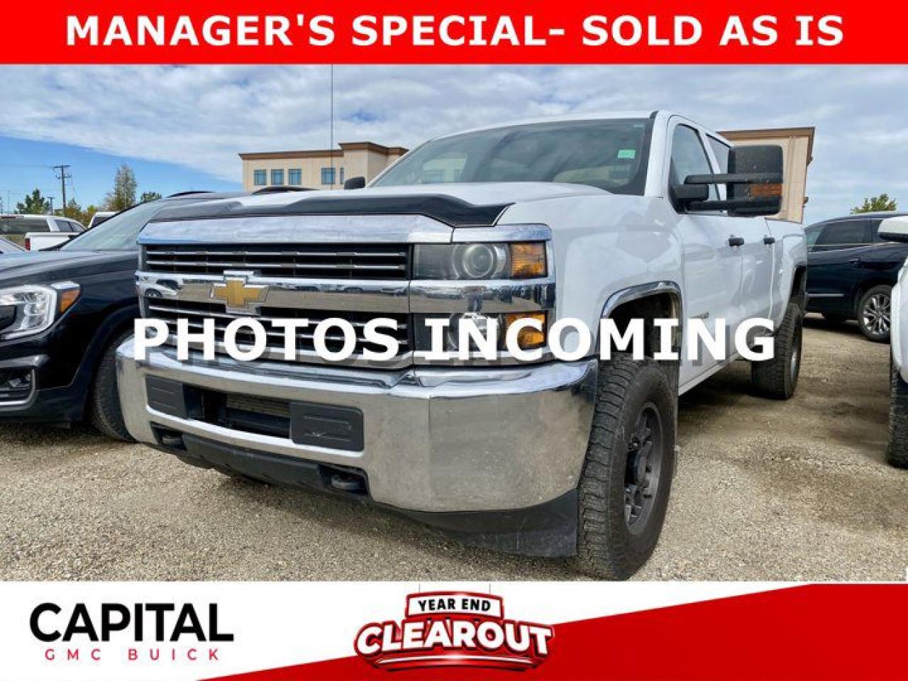 Used 2017 Chevrolet Silverado 2500 HD Work Truck Crew Cab * 6.0L V8 * HD TRAILERING * TRAILER BRAKE CONTROL * for sale in Edmonton, AB